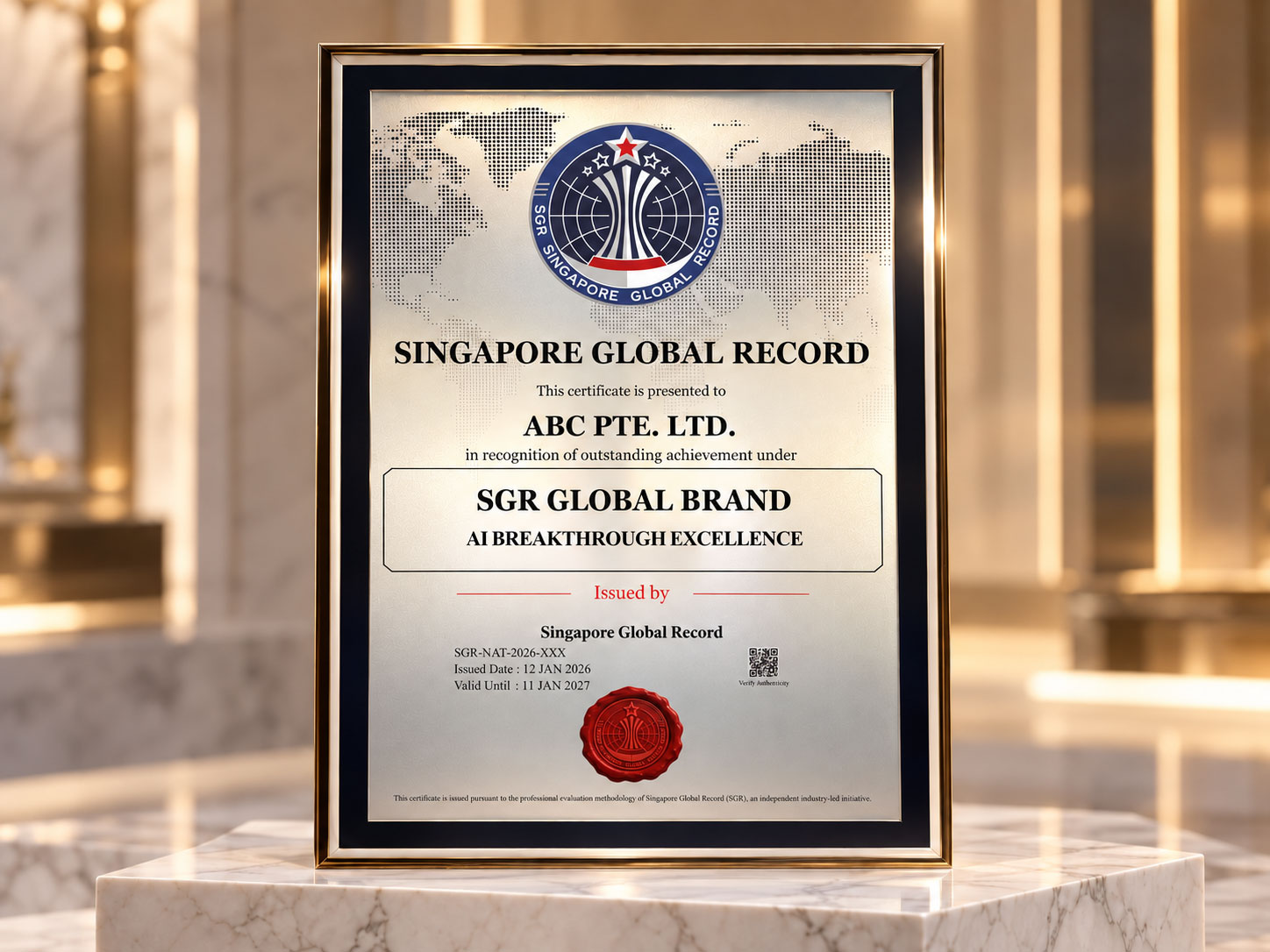 SGR Achievement Recognition